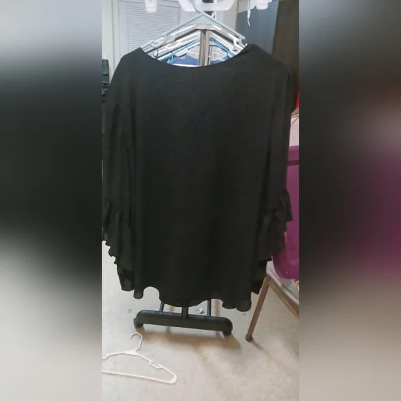 Joseph Ribkoff Womens Black Crew Neck Blouse Size 20. A-56 - Picture 3 of 3